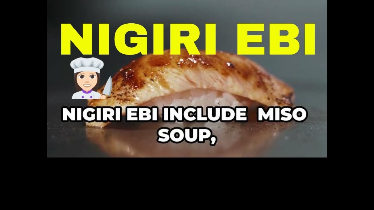 video 3. Ebi Nigiri