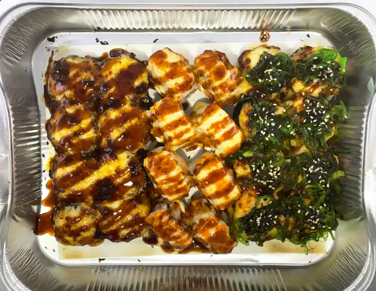 Grilled Set NR.2 includes Kamikadze, Unagi, Tahara