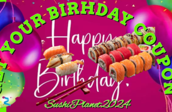 Birthday coupon instructions