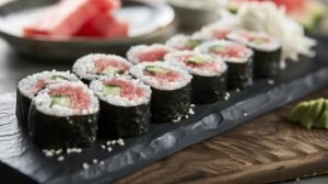 Vegan Watermelon Sushi