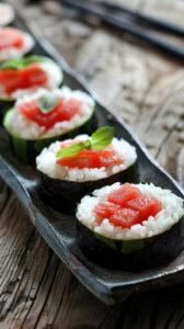 Vegan Watermelon Sushi Recipe